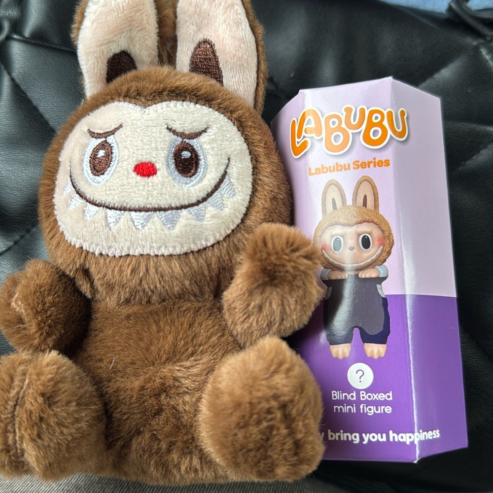Labubu plush keychain and blind box